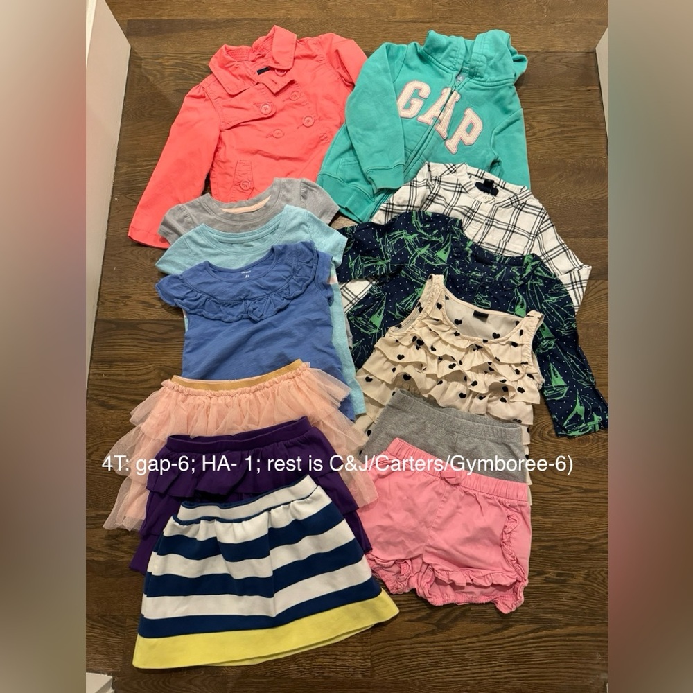 4T Lot- Gap/c&j/gymboree/carters/hanna